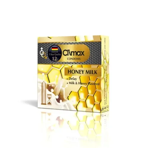کاندوم مدل Honey Milk بسته 3 عددی کلایمکس