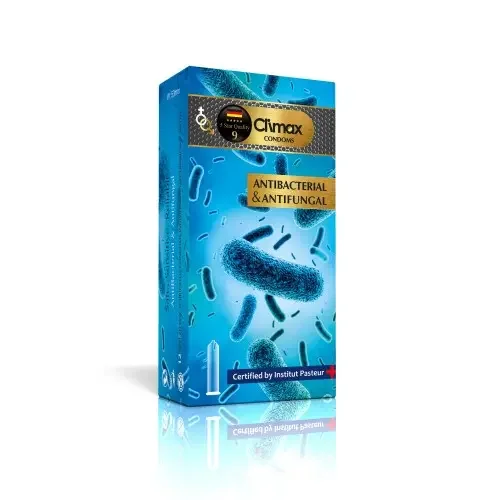 کاندوم مدل Anti Bacterial بسته 12 عددی کلایمکس