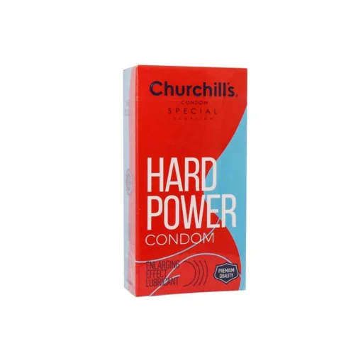 کاندوم اسپشیال حجم‌دهنده حاوی آرژنین انرژی بخش 12 عددی مدل Hard Power چرچیلز
