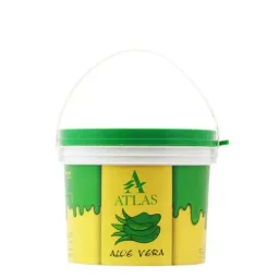 موم دائم گرم با عصاره آلوئه‌ورا سطل 2500 گرم اطلس