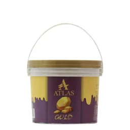 موم دائم گرم با عصاره طلا سطل 2500 گرم اطلس