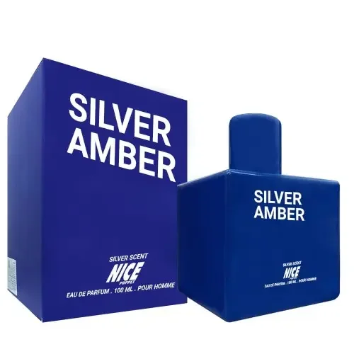 ادکلن مردانه یونیک مدل Silver Amber حجم 100 میل نایس