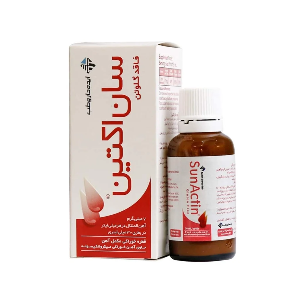 قطره خوراکی سان اکتین 7 میلی گرم حجم 30 میلی لیتر ایده دارو طب