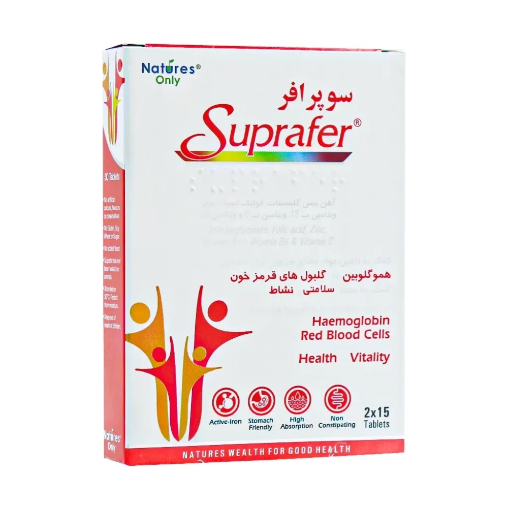 قرص سوپرافر بسته 30 عددی نیچرز اونلی