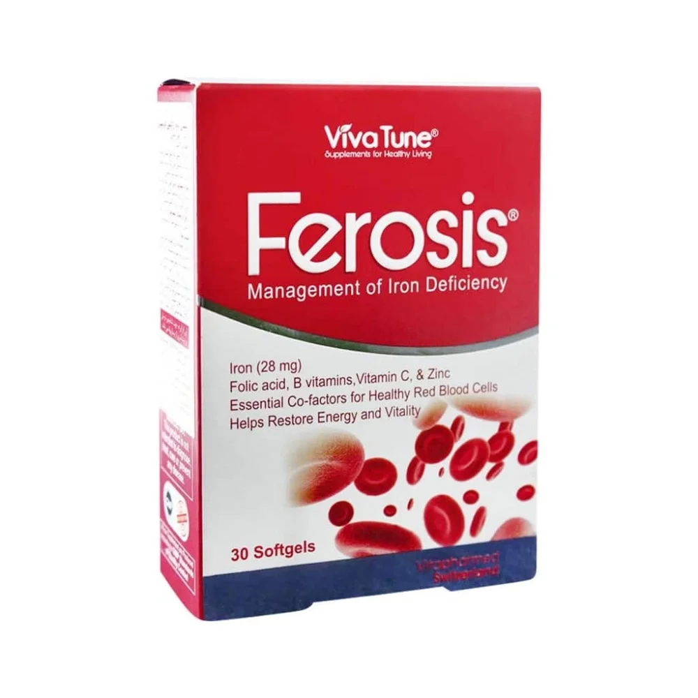 کپسول ژلاتینی فروسیس بسته 30 عددی ویوا تیون