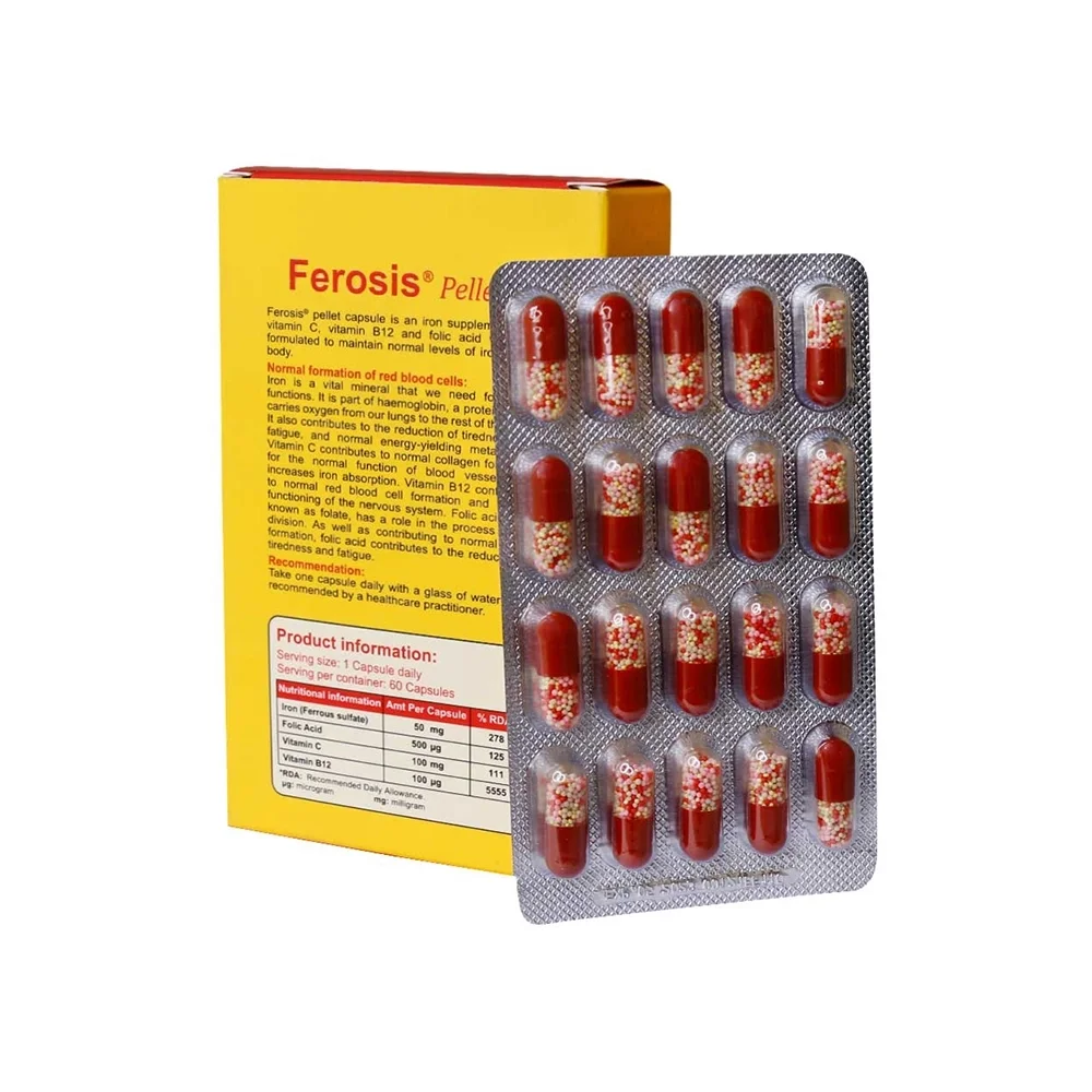 کپسول ژلاتینی فروسیس بسته 60 عددی ویوا تیون