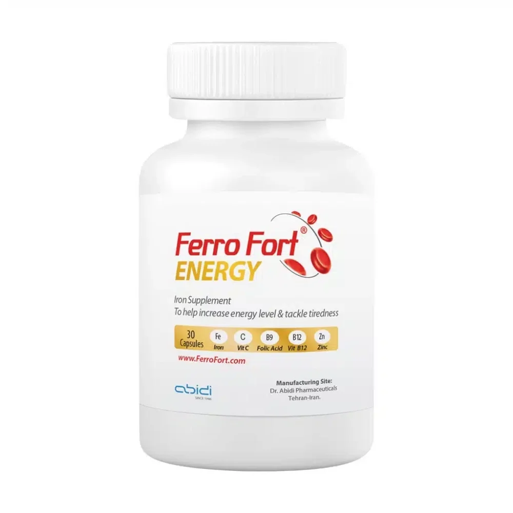 کپسول فروفورت انرژی بسته 30 عددی عبیدی