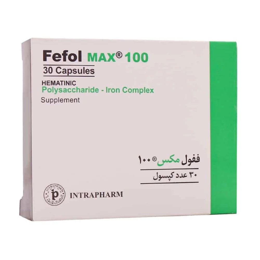 کپسول ففول مکس 100 بسته 30 عددی اینترافارم
