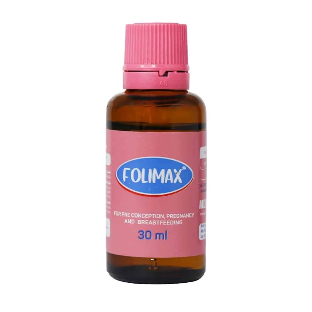 قطره خوراکی فولیک اسید فولیمکس 400 میکروگرم حجم 30 میلی لیتر آلتون