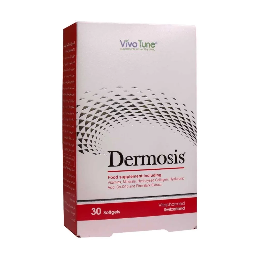 کپسول ژلاتینی درموسیس بسته 30 عددی ویوا تیون