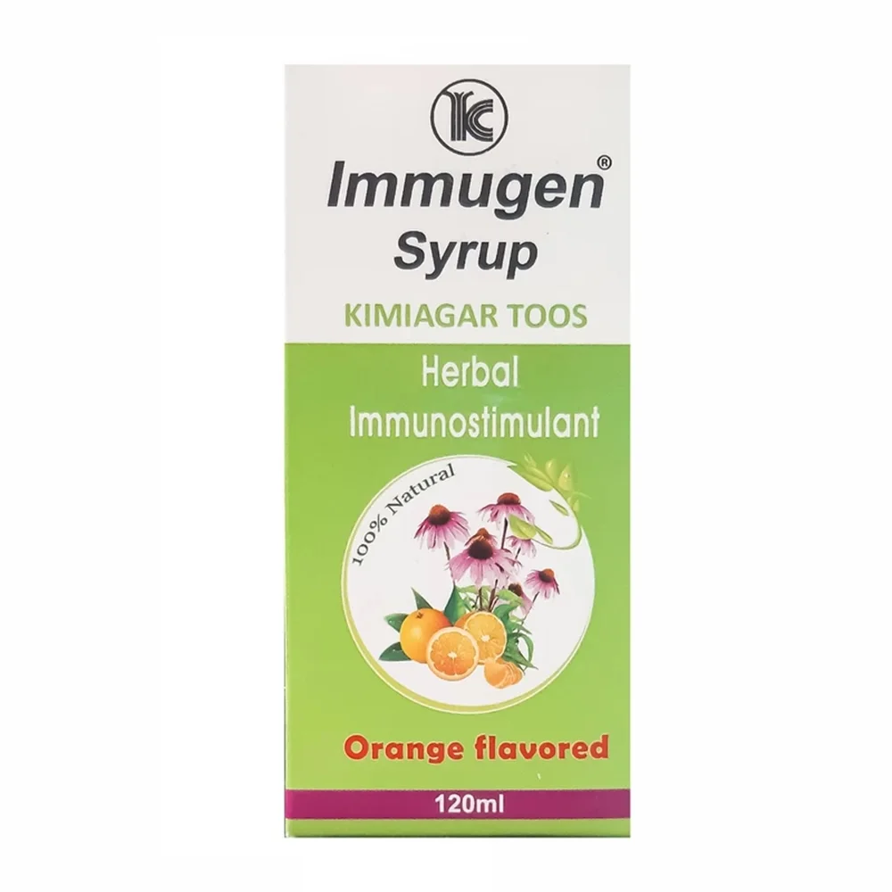 شربت ایموژن حجم 120 میلی لیتر کیمیاگر طوس