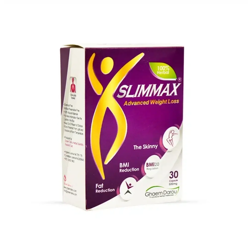 کپسول اسلیم مکس 500 میلی گرم بسته 30 عددی قائم دارو