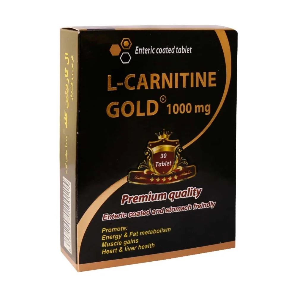 قرص ال کارنیتین گلد 1000 میلی گرم بسته 30 عددی مولتی نرمال