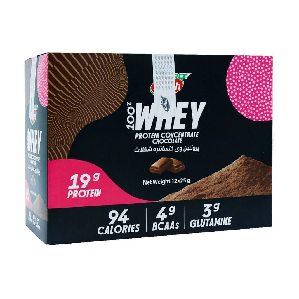 پودر ساشه ای پروتئین وی بسته 12 عددی کاله پرو
