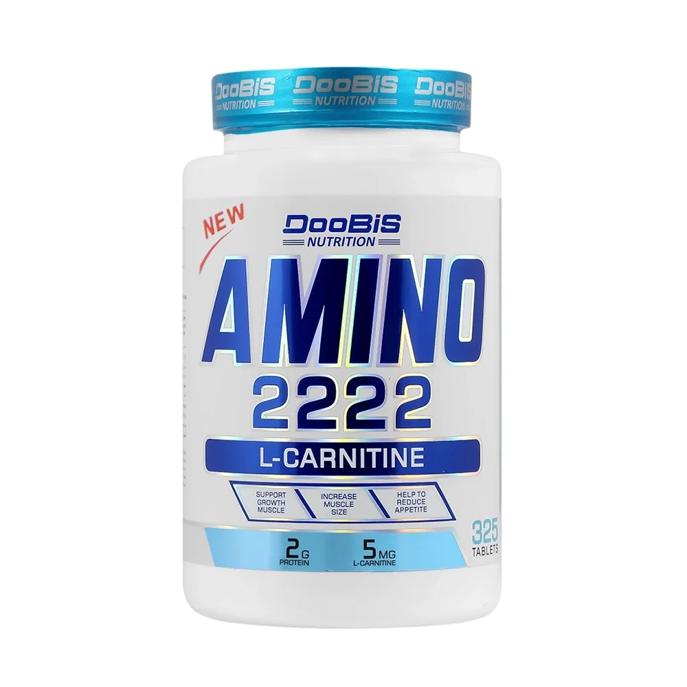 قرص آمینو وی 2222 و ال کارنیتین بسته 200 عددی دوبیس