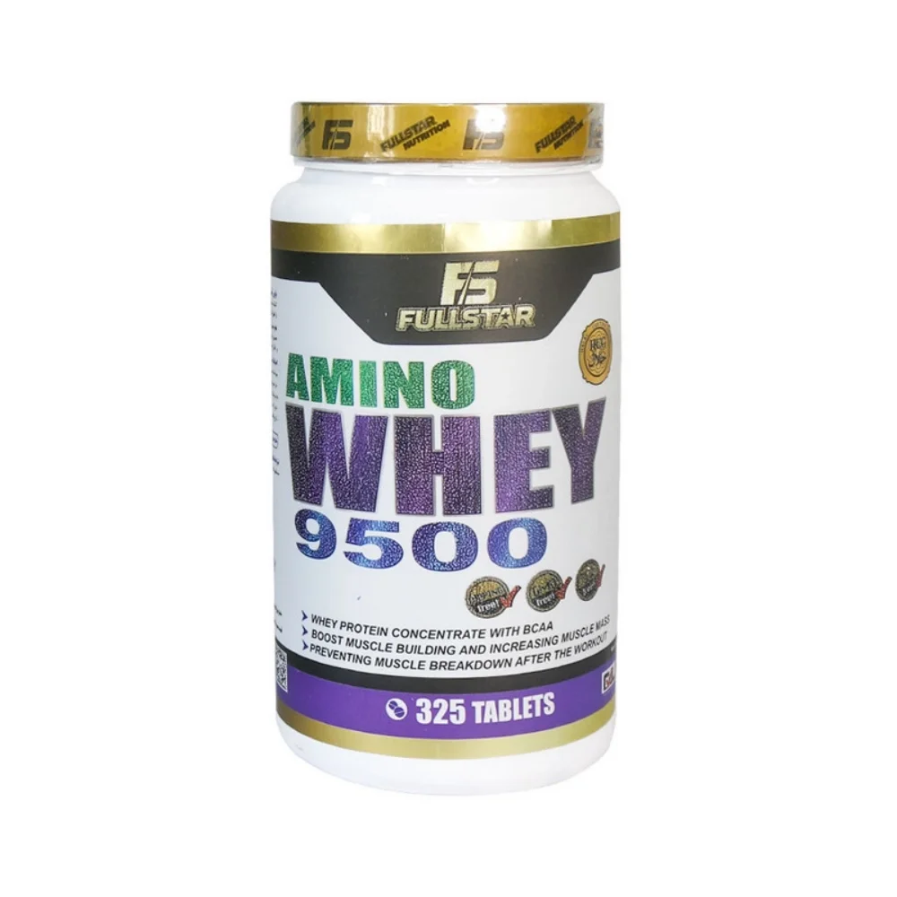 قرص آمینو وی 9500 بسته 325 عددی فول استار