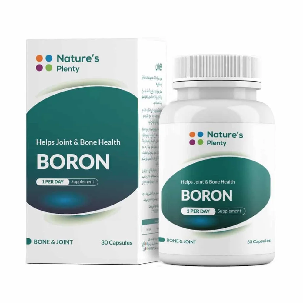 کپسول بورون بسته 30 عددی نیچرز پلنتی