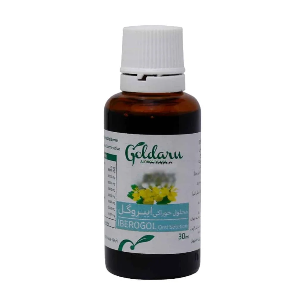 قطره ایبروگل حجم 30 میلی لیتر گل دارو