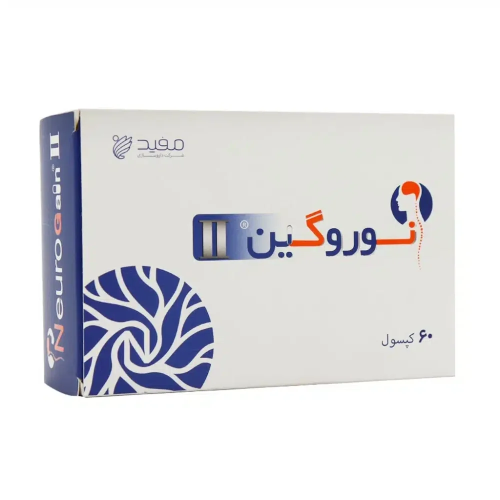 کپسول نوروگین بسته 60 عددی طب مفید نیکان