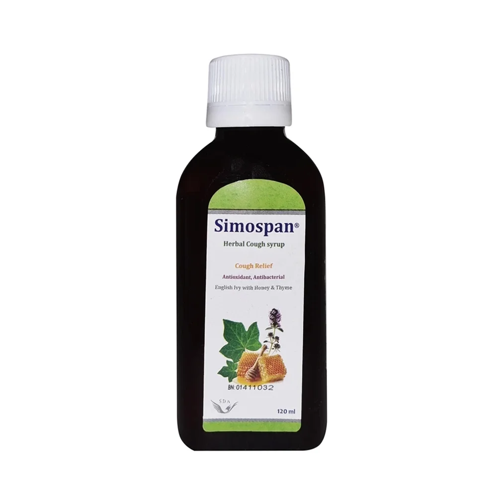 شربت سیموسپان با طعم لیمو حجم 120 میلی لیتر سیمرغ دارو عطار