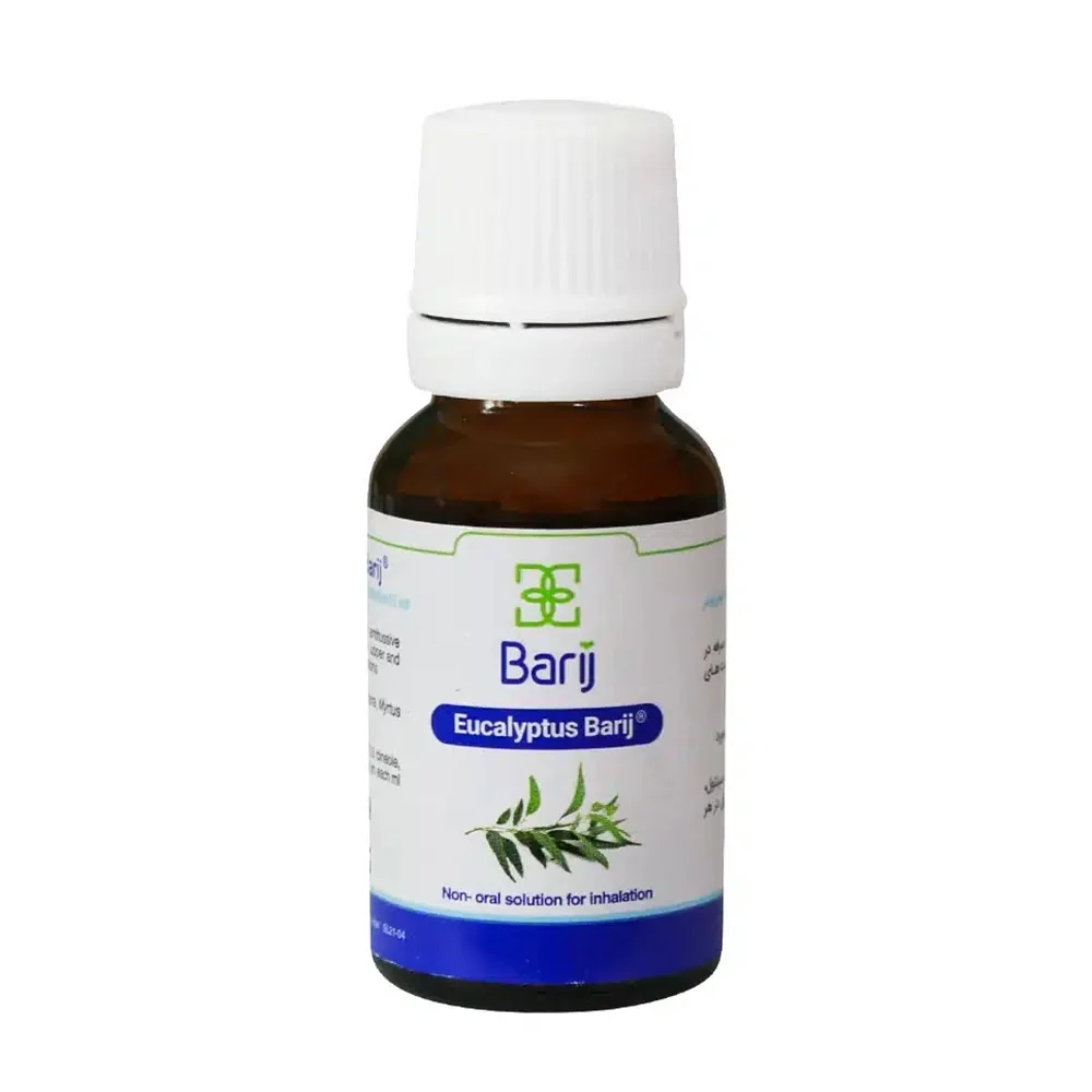 قطره بخور اکالیپتوس حجم 15 میلی لیتر باریج اسانس