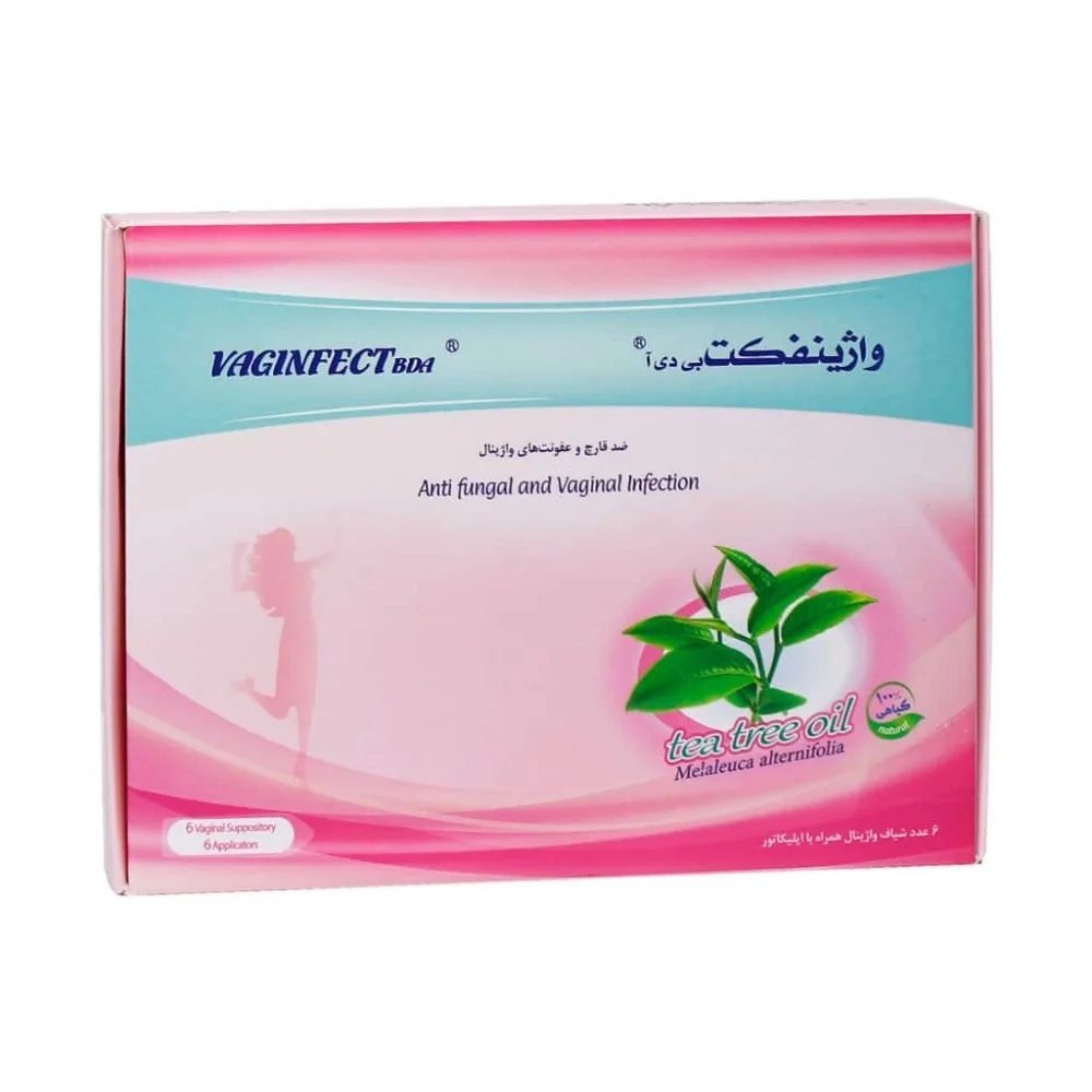 شیاف واژینال واژینفکت بسته 6 عددی بهتا دارو آفرینش