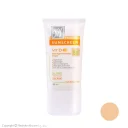 کرم ضد آفتاب با SPF50+ رنگی مدل سان سلوشن بدون چربی حجم 40 میل مای فارما
