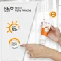 کرم ضد آفتاب با SPF50+ رنگی تیره مدل هایلی پروتکتیو مناسب پوست خشک و نرمال حجم 50 میل نئودرم