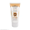 کرم ضدآفتاب رنگی SPF50 مناسب پوست حساس بژ طبیعی حجم 50 میل سان سیف