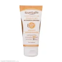 فلوئید ضدآفتاب SPF 50 مناسب پوست‌ حساس بدون رنگ حجم 50 میل سان سیف