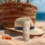 ضد آفتاب کرم پودری همراه پرایمر با SPF50 رنگی بژ عاجی کد NC10 مکی سان حجم 40 میل سان سیف