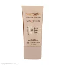 ضدآفتاب کرم پودری همراه با پرایمر SPF50 فاقد چربی بژ طبیعی کد N20 حجم 40 میل سان سیف