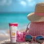 ضد آفتاب با SPF50 رنگی بژ روشن ضد چروک حجم 50 میل سان سیف