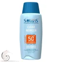ژل ضد آفتاب هیدرو الکلی با SPF50 بی رنگ مدل Clear Newgen مناسب پوست چرب حجم 100 میل آردن سولاریس