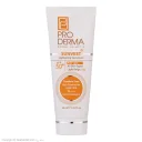 کرم ضد آفتاب و روشن کننده با SPF50 رنگی بژ روشن مناسب انواع پوست حجم 40 میل پرودرما