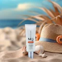 کرم ضد آفتاب با SPF50 بی رنگ بدون چربی حجم 55 میل ام کیو
