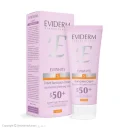 کرم ضد آفتاب با SPF50 رنگی مناسب پوست دارای لک و روشن کننده حجم 40 میل اویدرم
