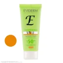 کرم ضد آفتاب با SPF50 رنگی مناسب پوست چرب و دارای جوش حجم 40 میل اویدرم