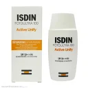کرم ضد آفتاب با SPF50 بی رنگ مدل Active Unify مناسب انواع پوست حجم 50 میل ایزدین