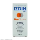 ضد آفتاب فیوژن واتر با SPF50 بی رنگ مدل Blue Blocker مناسب انواع پوست حجم 50 میل ایزدین پرو