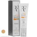کرم ضد آفتاب با SPF50 رنگی بژ طبیعی مناسب پوست خشک و حساس حجم 50 میل آر اف
