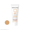ضد آفتاب با SPF50 رنگی بژ طلایی مدل Tinted Fluid مناسب پوست چرب حجم 50 میل درماتیپیک