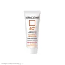 ضد آفتاب با SPF50 رنگی رز بژ مدل Tinted Fluid مناسب پوست چرب حجم 50 میل درماتیپیک