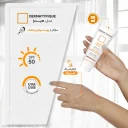 کرم ضد آفتاب با SPF50 رنگی بژ طلایی مدل Tinted Hydra مناسب پوست خشک حجم 50 میل درماتیپیک