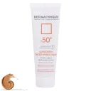 کرم ضد آفتاب با SPF50 رنگی رز بژ مدل Tinted Hydra مناسب پوست خشک و نرمال حجم 50 میل درماتیپیک