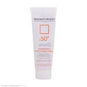 کرم ضد آفتاب با SPF50 رنگی رز بژ مدل Tinted Hydra مناسب پوست خشک و نرمال حجم 50 میل درماتیپیک