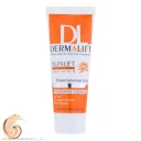 ضد آفتاب با SPF50 رنگی بژ روشن مدل Sunlift مناسب پوست چرب حجم 40 میل درمالیفت