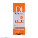 ضد آفتاب با SPF50 رنگی بژ طبیعی مدل Sunlift مناسب پوست چرب حجم 40 میل درمالیفت