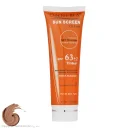 کرم ضد آفتاب با SPF63 رنگی مناسب انواع پوست حجم 50 میل دکتر ژیلا