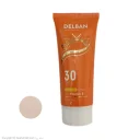 کرم ضد آفتاب با SPF30 رنگی مدل Vitamine E مناسب انواع پوست حجم 50 میل دلبان